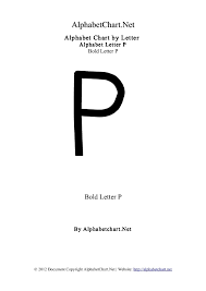 Alphabet Letter Chart P Alphabet Chart Net