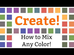 How To Mix Any Color Or Creating Color Charts Youtube