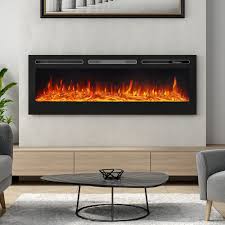 60 Inch Electric Fireplace Wall