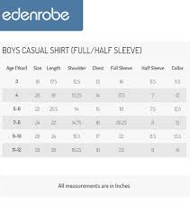 Edenrobe Cotton Casual Shirts For Boys Black 014354