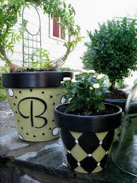 diy garden pots flower pots painted