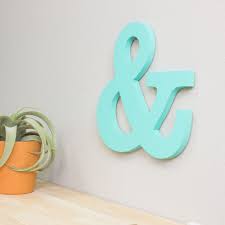 painted wooden letters