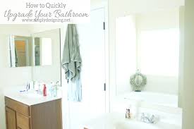 How To Install A Bathroom Mirror Frame