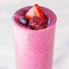 basic frozen fruit smoothie