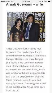 Where is the arnab goswami wife from and more. Who Is The Wife Of Arnab Goswami Quora