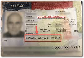 us visa annotations clearance received