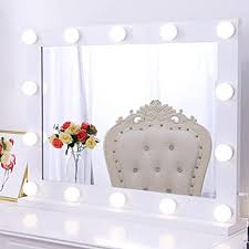 Hollywood vanity mirror vanity mirrors mirror bed hollywood lights red carpet event globe lights mirror with lights beauty room hobbies and crafts. Amazon Com Chende Large Vanity Mirror With Lights Hollywood Led Makeup Mirror With 3 Color Lighting Modes And Dimmer 31 5 X 23 6 Inches Lighted Wall Mirror For Makeup Vanity Gloss White Metal Frame