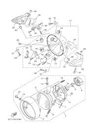 Yamaha star cruiser air ride rear suspension kits 1 509. 2013 Yamaha Raider Xv19cdb Headlight Parts Oem Diagram For Motorcycles