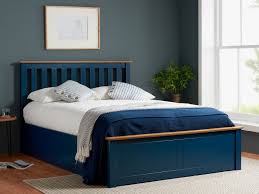 Birlea Phoenix Navy Blue Ottoman Bed At