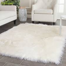 home decor rectangle rugs faux fur area
