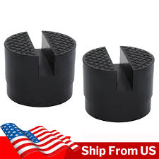 2x rubber jack pad adapter pinch weld