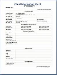 Client Contact Information Form Rome Fontanacountryinn Com