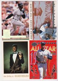 It is loaded with stars including ken griffey, jr., rickey henderson, barry bonds, roger clemens and more. Ken Griffey Jr 4 Card Lot 1994 Ultra All Star Insert Card More Property Room