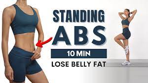 standing abs workout to lose belly fat