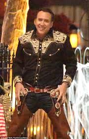 Pay the ghost (2015) description: Nicolas Cage Dons Cowboy Costume On Set Of Pay The Ghost Daily Mail Online