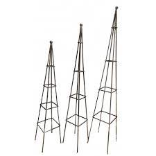 Obelisk Wrought Iron Tall Pyramid Plant