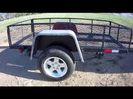 Build a DIY Utility Trailer for $300 Part 1 YouTube