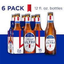 michelob ultra light beer 6 pack beer