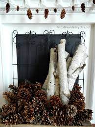 Decorating The Mantel For Winter With