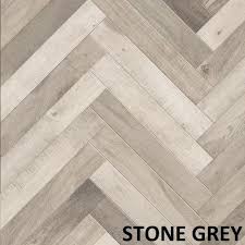 herringbone stone gray flooring