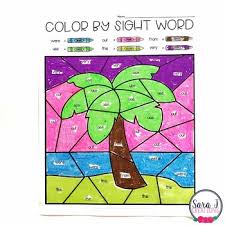 Most of the time they are learning through play and group games. Editable Color By Sight Word Summer Version By Sara J Creations