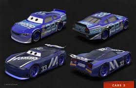 The new vehicles arrive in stores next week; The Graphic Art Of Cars 3 Josh Holtsclaw
