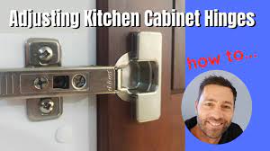 how to adjust kitchen cabinet doors