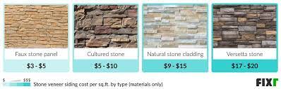 fixr com stone siding cost stone