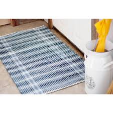 tough woven denim rug home textiles
