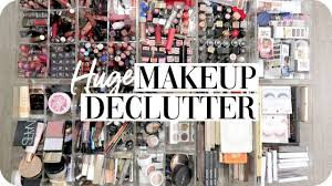 makeup declutter makeup collection