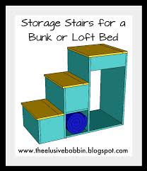 Storage Stairs For A Bunk Or Loft Bed