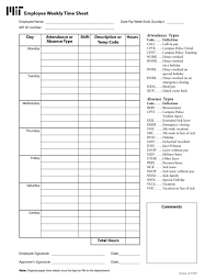 Job Time Sheet Templates Templates 108245 Resume Examples