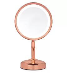 no7 rose gold illuminated makeup mirror