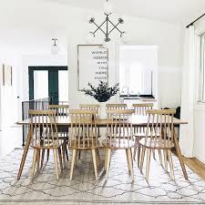 You shouldn't even think about things like colors, patterns and pile until you know the exact size range you can use. The Right Rug Size For Your Dining Room Ruggable Blog