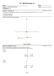 Year 6 maths…sats, sats, sats… how to answer sats reasoning questions. Xt A Maths Grade 10 A Analytical Geometry