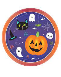 8 Happy Halloween Pappteller online ...