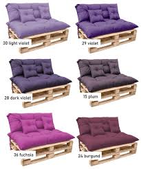 Purple Seat Cushions Couch Cushions Set