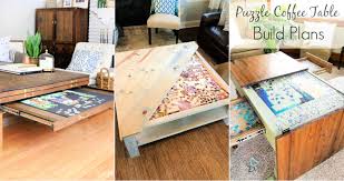 Quick Puzzle Coffee Table Plans
