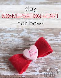 It uses bentonite clay, apple cider vinegar, olive oil, activated charcoal, and tea. Clay Conversation Heart Diy Hair Bows Cutesy Crafts