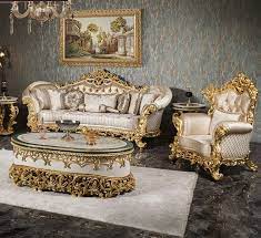 gold frame sofa set european style