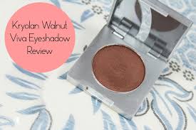 kryolan walnut viva eyeshadow review