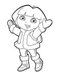 Dora Coloring Lots Of Dora Coloring Pages And Printables