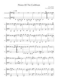 Nicholas yee pirates of the caribbean medley cello trio sheet. Pirates Of The Caribbean Cello Duet Sheet Music For Cello String Duet Musescore Com