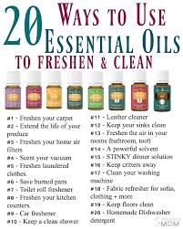 essential oils to freshen clean