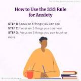 How to Use the 333 Rule to Calm Anxiety