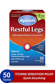 Restful Legs Tablets By Hylands Natural Itching Crawling Tingling And Leg Jerk Relief 50 Count