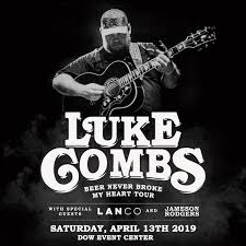 Luke Combs With Lanco Jameson Rodgers Sold Out Dow