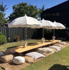 long low picnic table for hire