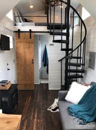 Tiny House With Spiral Staircase To The