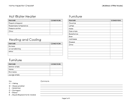 Home Inspection Checklist Samples Printable Templates